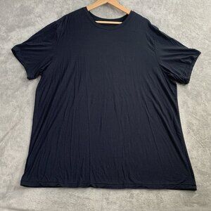 Skims Shirt Mens XL Black Crewneck Stretch Performance Short Sleeve Athleisure